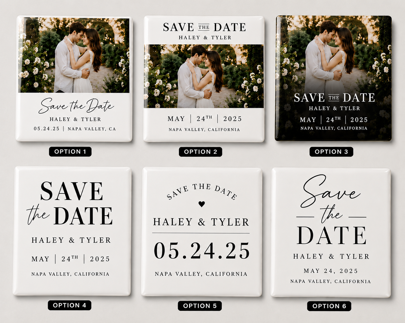 Wedding Save The Date (2.5"x2.5")