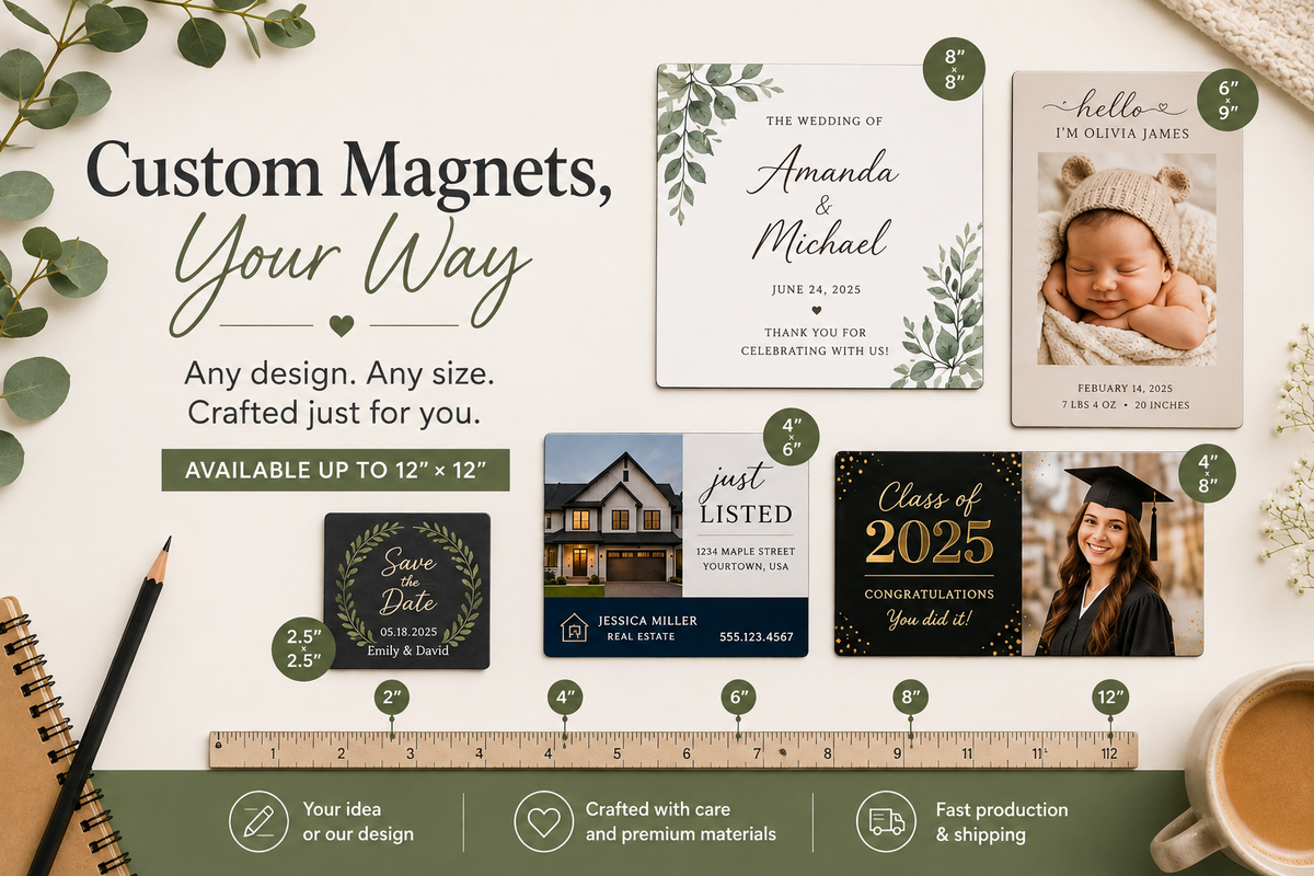 Custom Design/Sized Magnets